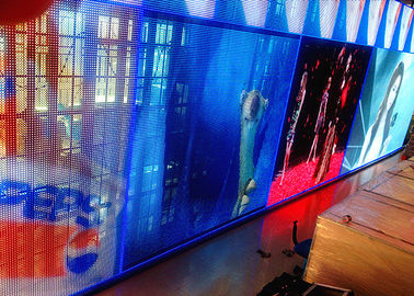 China Tela comercial da cortina da exposição da malha do diodo emissor de luz P10 para o contexto da fase fornecedor