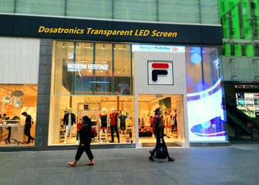 China A janela de vidro impermeável de P5/P6/P7 RGB conduziu a exposição para a propaganda comercial fornecedor