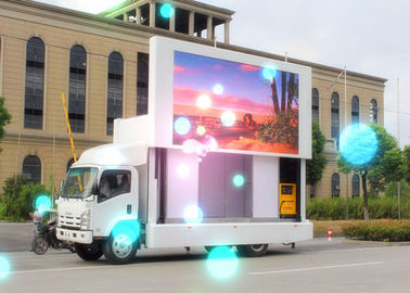 China O caminhão móvel da propaganda montou a definição da exposição de diodo emissor de luz P5 milímetro 128*128 fornecedor