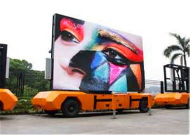 China Tela de exposição conduzida móvel montada caminhão de P8mm para o arrendamento com construção de aço fornecedor