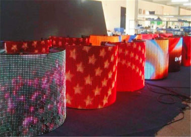 China Tela flexível interna macia da cortina do diodo emissor de luz da cor completa para a propaganda do shopping fornecedor