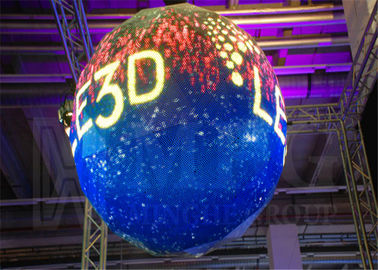 China Exposição da bola do diodo emissor de luz de HD P3 milímetro, tela conduzida esférica para a conferência/evento fornecedor
